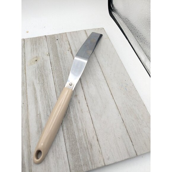 Maid of Honor Icing Frosting Stainless steel Spatula Wheat Handle 12 1/2" - Picture 4 of 8